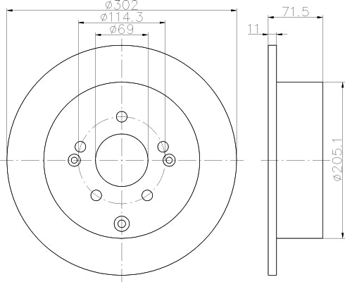 NF PARTS Piduriketas NF1114471